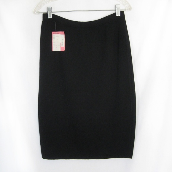 St John Black Pencil Skirt 6 - Picture 5 of 7